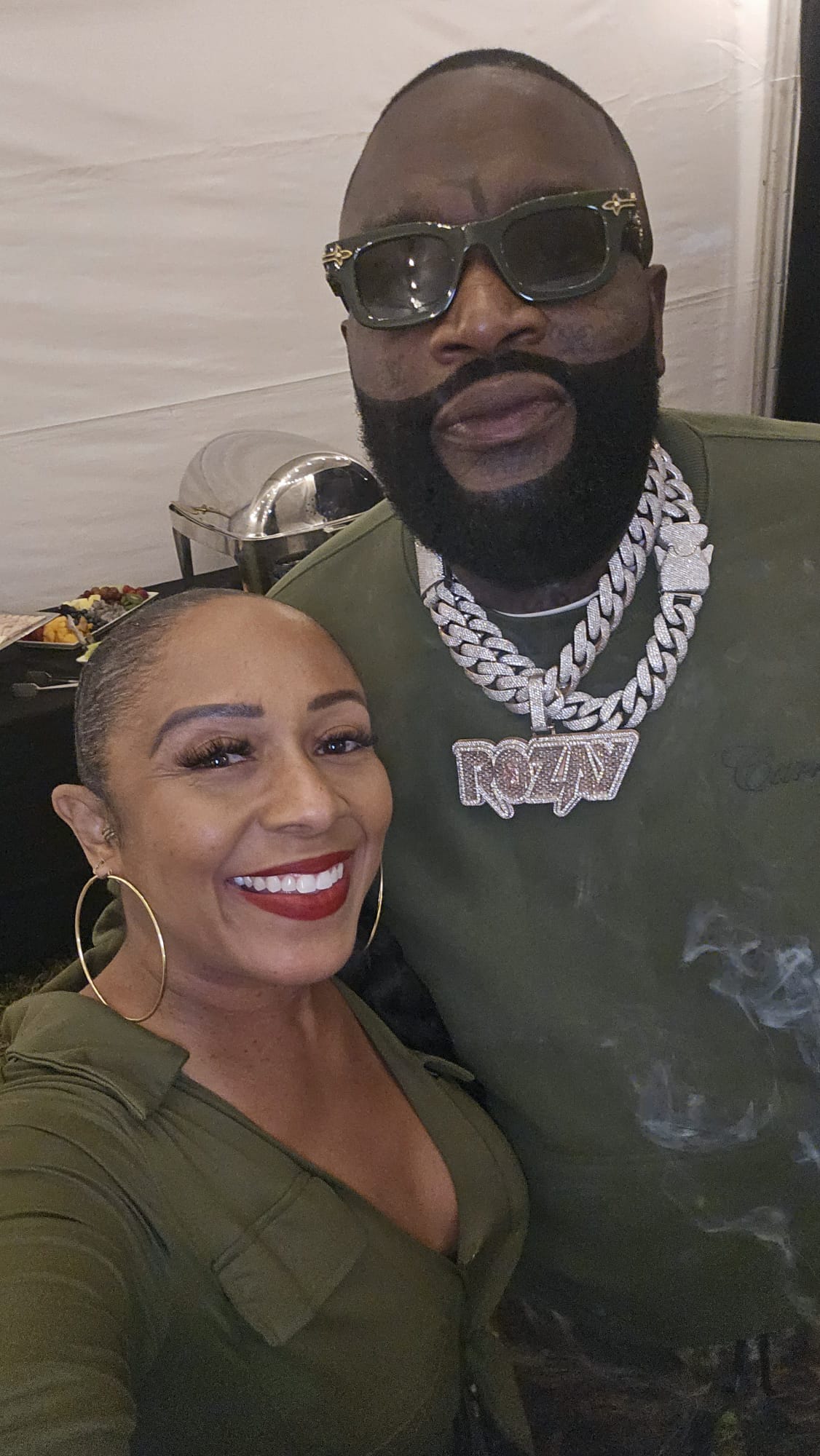 Cheyja with Rick Ross