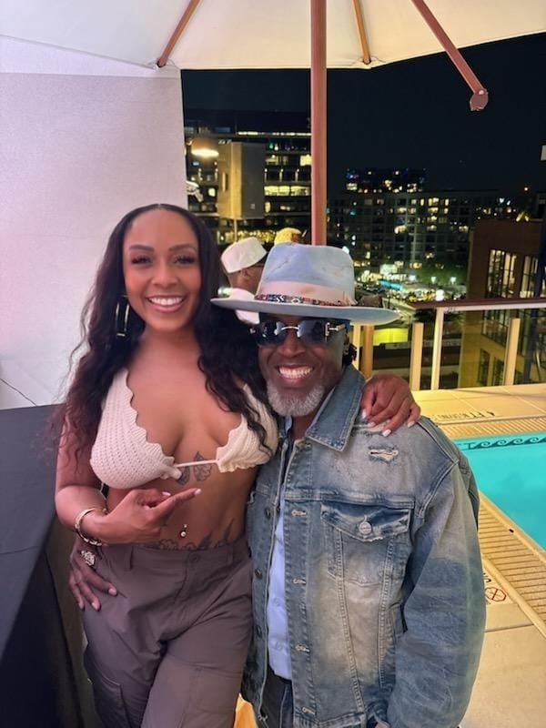 Cheyja with Damion Hall