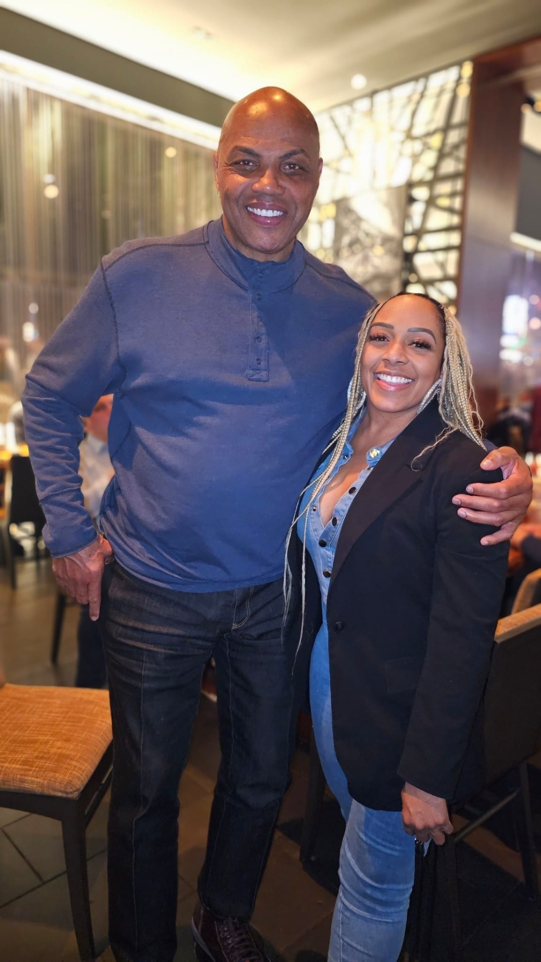 Cheyja with Charles Barkley