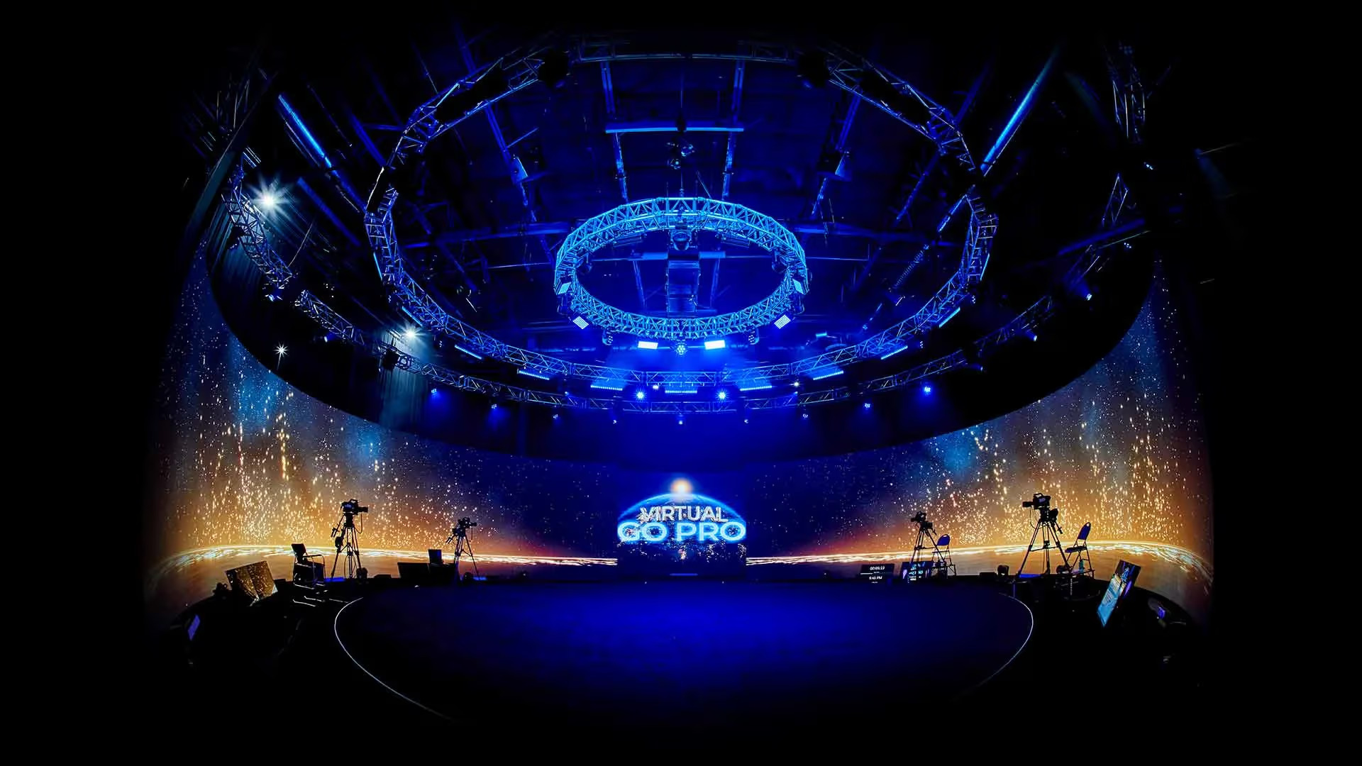 Inside Worre Studios, Las Vegas — the Virtual Go Pro broadcast stage