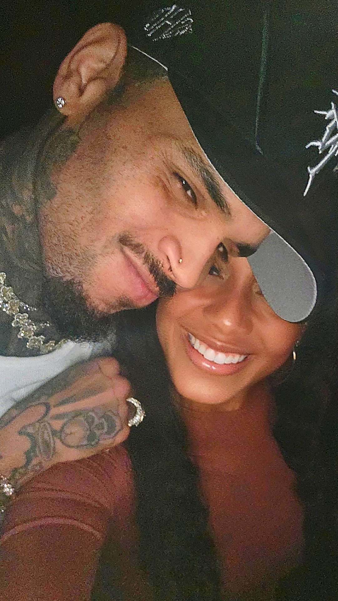 Cheyja with Chris Brown