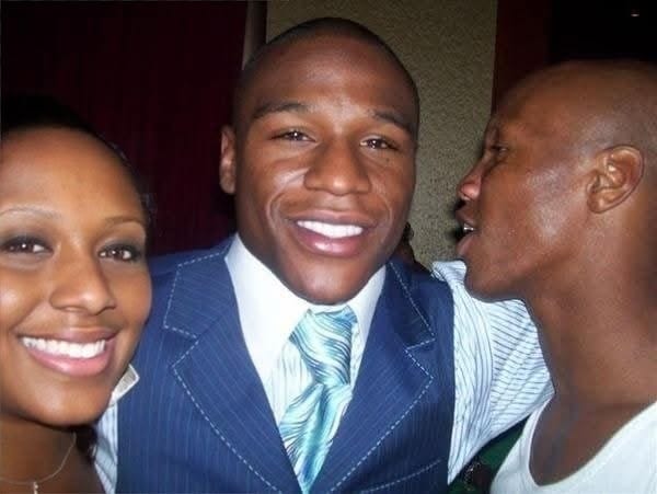 Cheyja with Floyd Mayweather